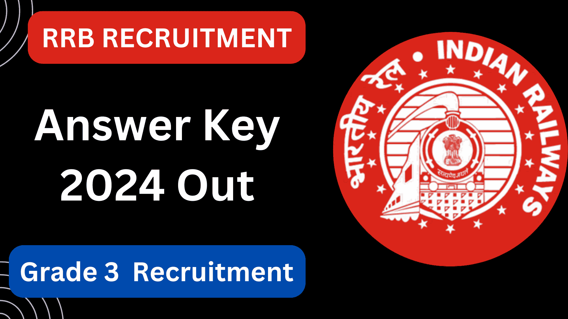 RRB Technician Grade 3 Answer Key 2024